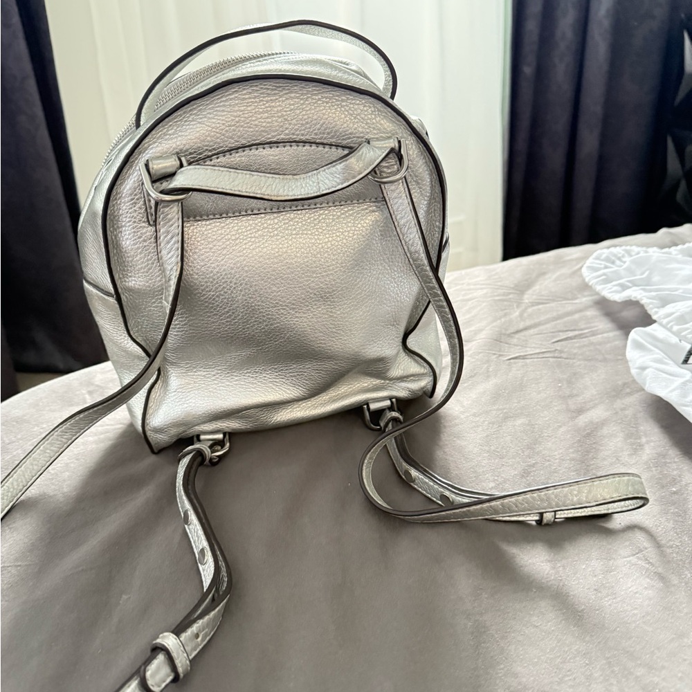 Michael Kors Silver Backpack - Picture 4 of 6